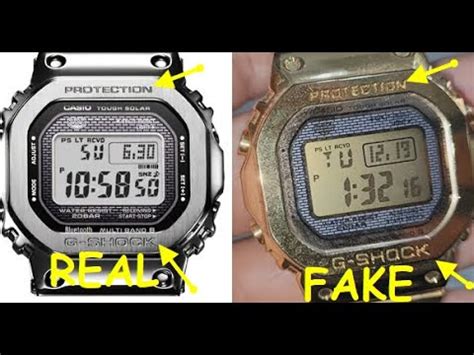 how to recognize a fake casio watch|casio g shock counterfeit.